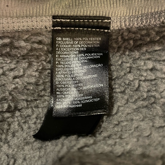 The North Face Gray‎ Ski Snow Jacket Fleece Full-Length Zipper - Picture 6 of 6